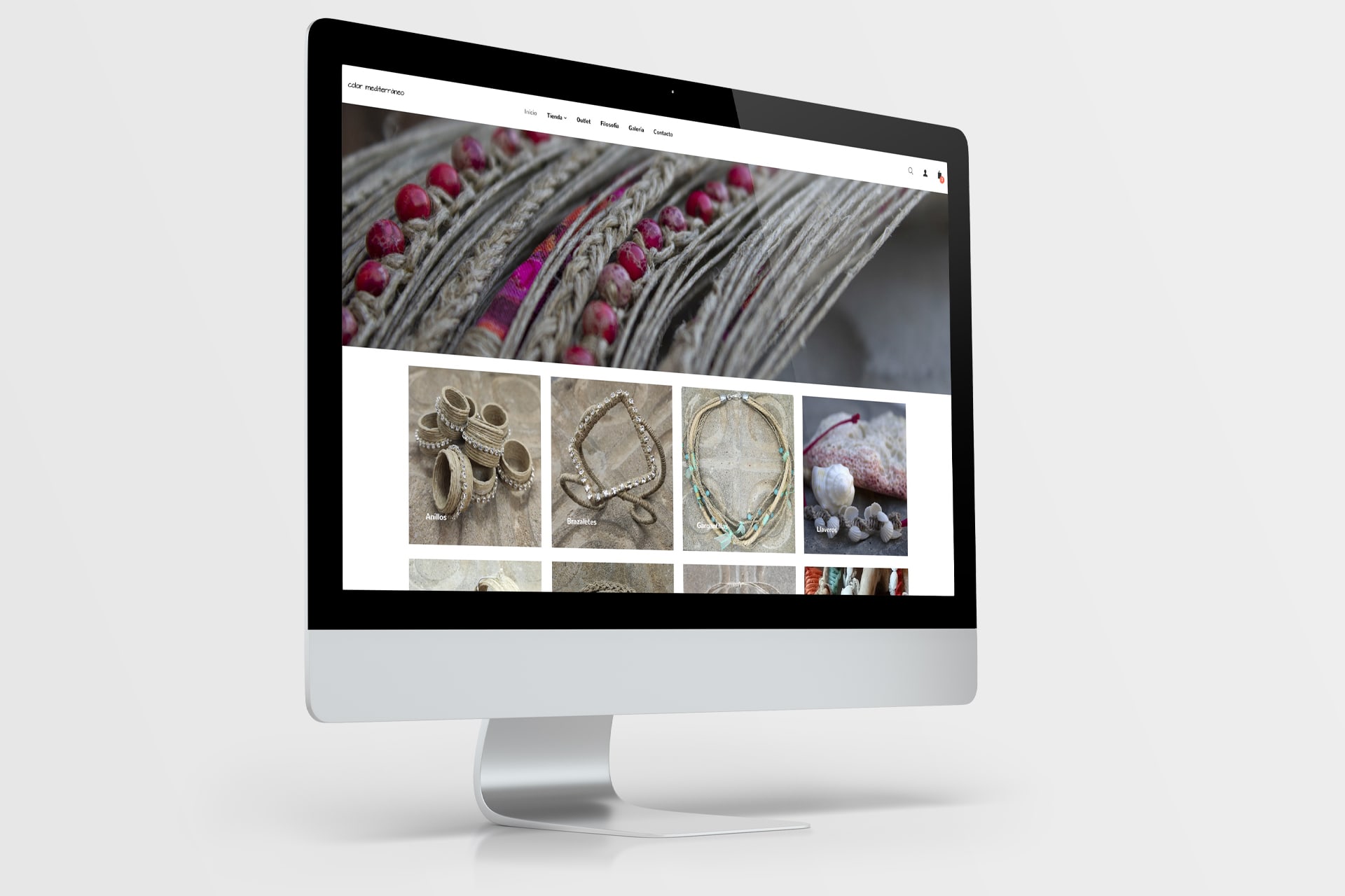 Coincidencia no relacionado Expulsar a Tienda Online joyería natural color mediterráneo| Really Web Design